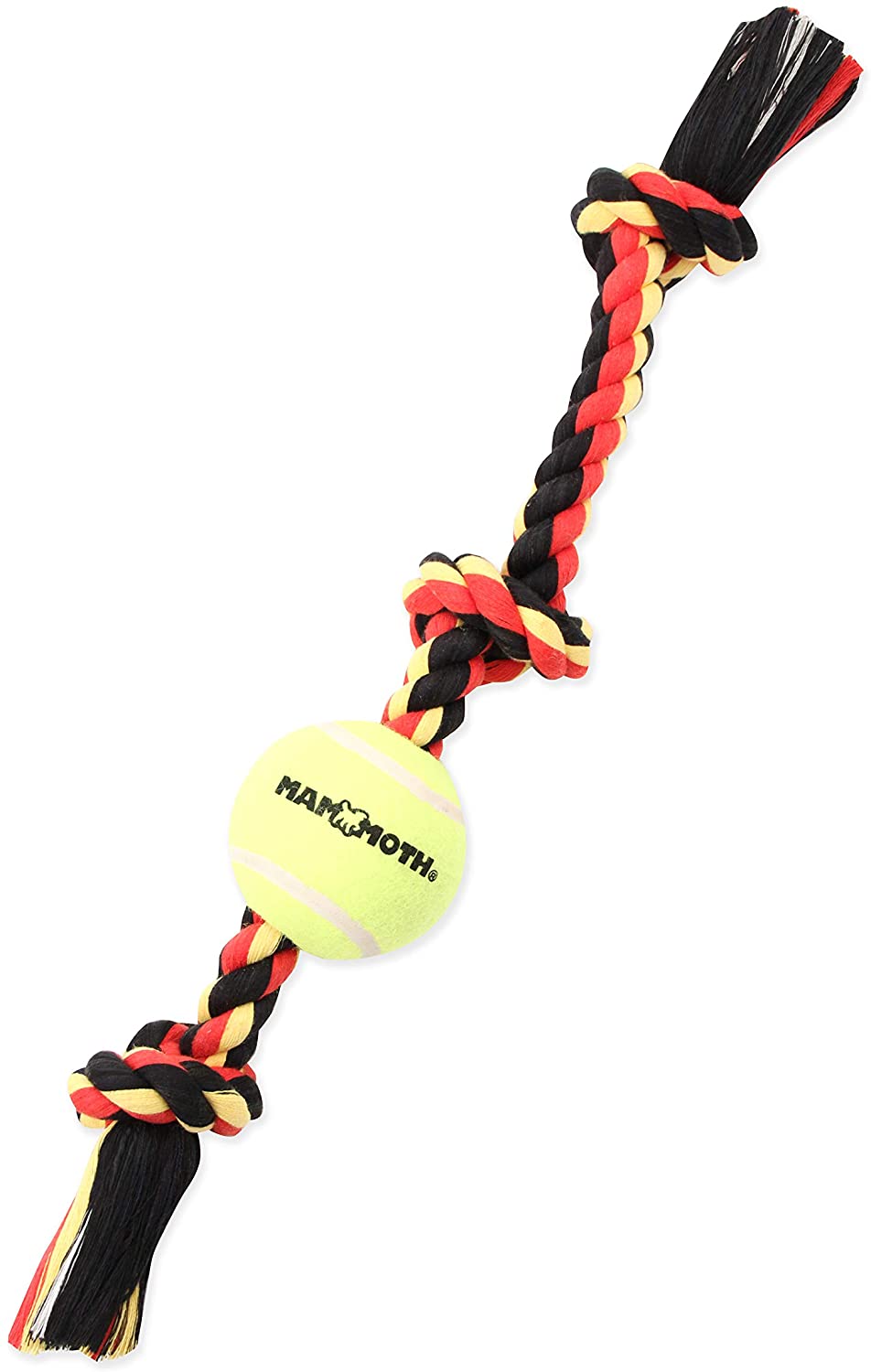 Mammoth 3 Knot Tug With Tennis Ball | MoonDogReviews.com